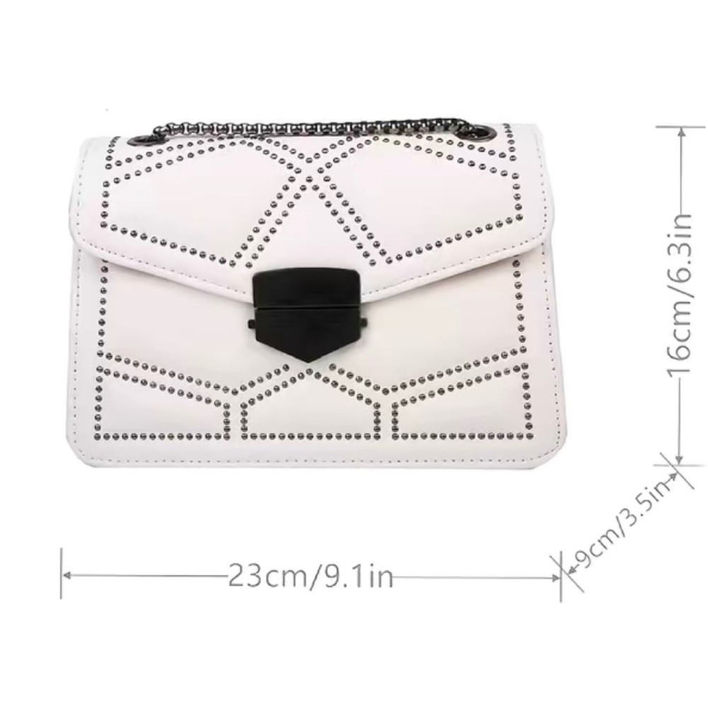 BNWT PU Leather “The Cleo” bag in black.